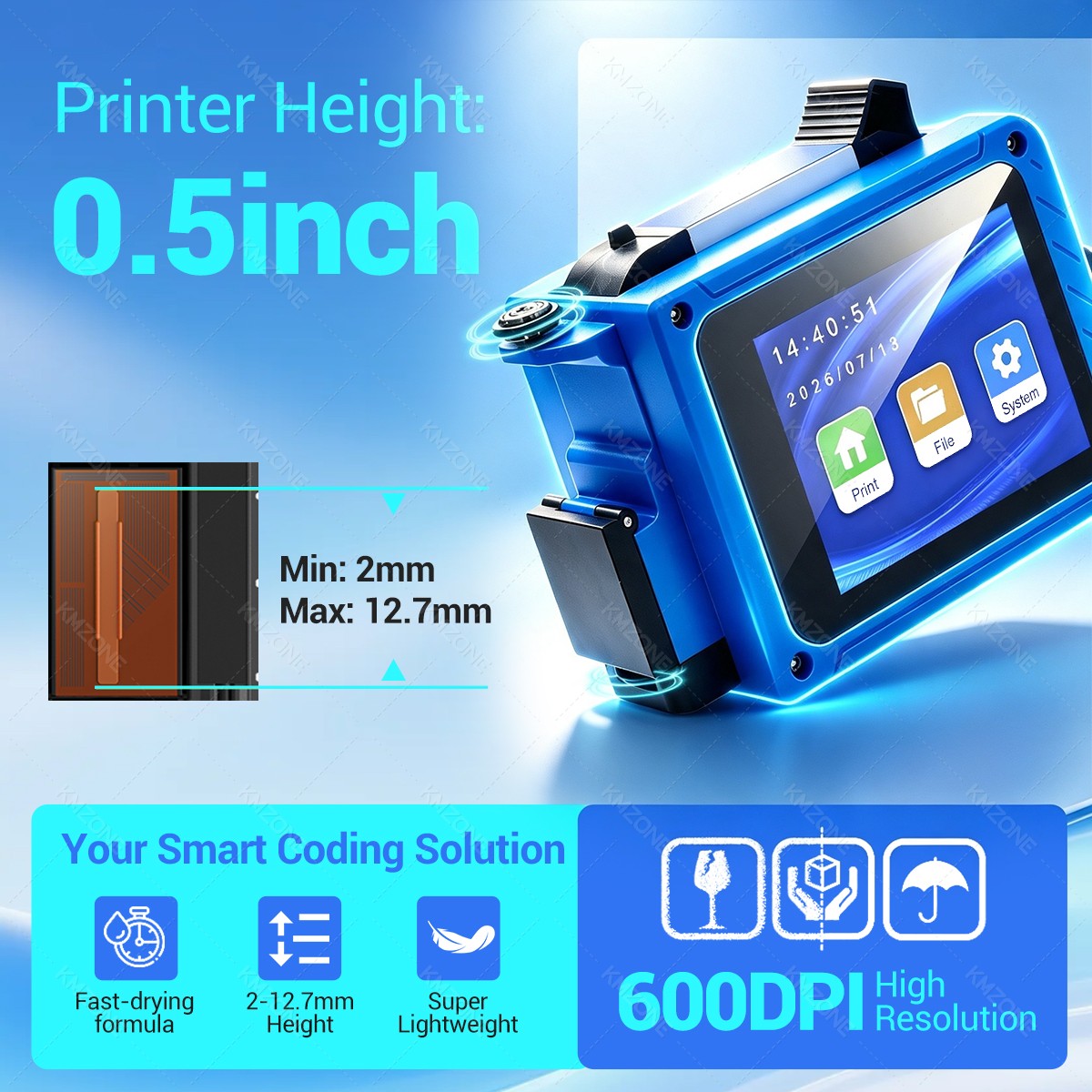 12.7mm Inkjet Transfer Printer - Commercial Printing Network ulasan dan harga