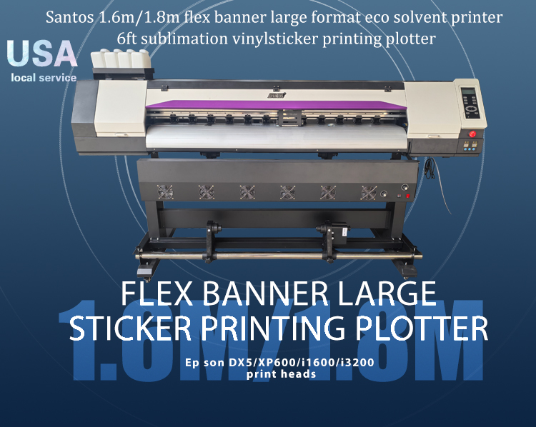 Santos 1.6M Eco Solvent Printe - Commercial Wallpaper Printing ulasan dan harga
