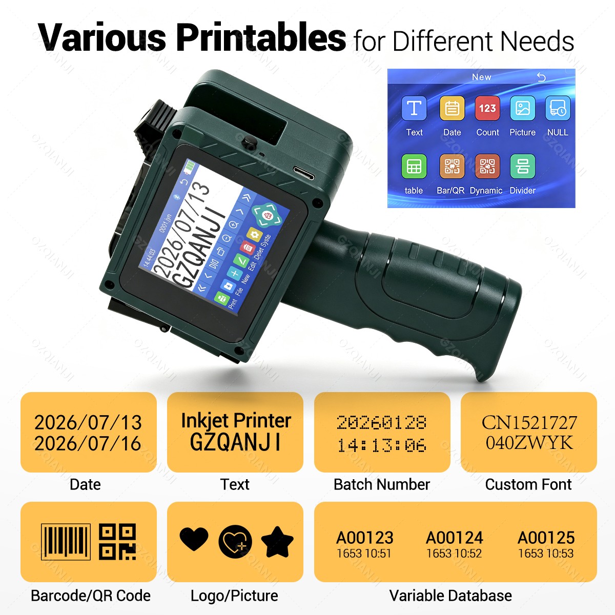 Bluetooth 12.7mm Mini Inkjet P - Commercial Printing Network ulasan dan harga