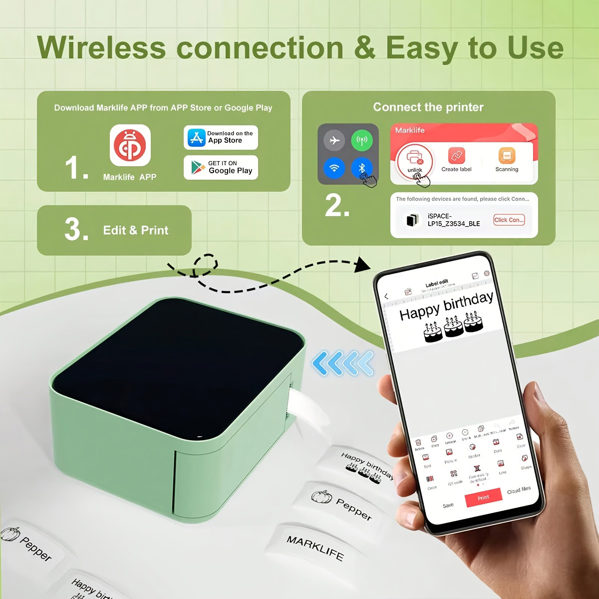 Marklife P15 Label Printer Por - Commercial Printing Network ulasan dan harga