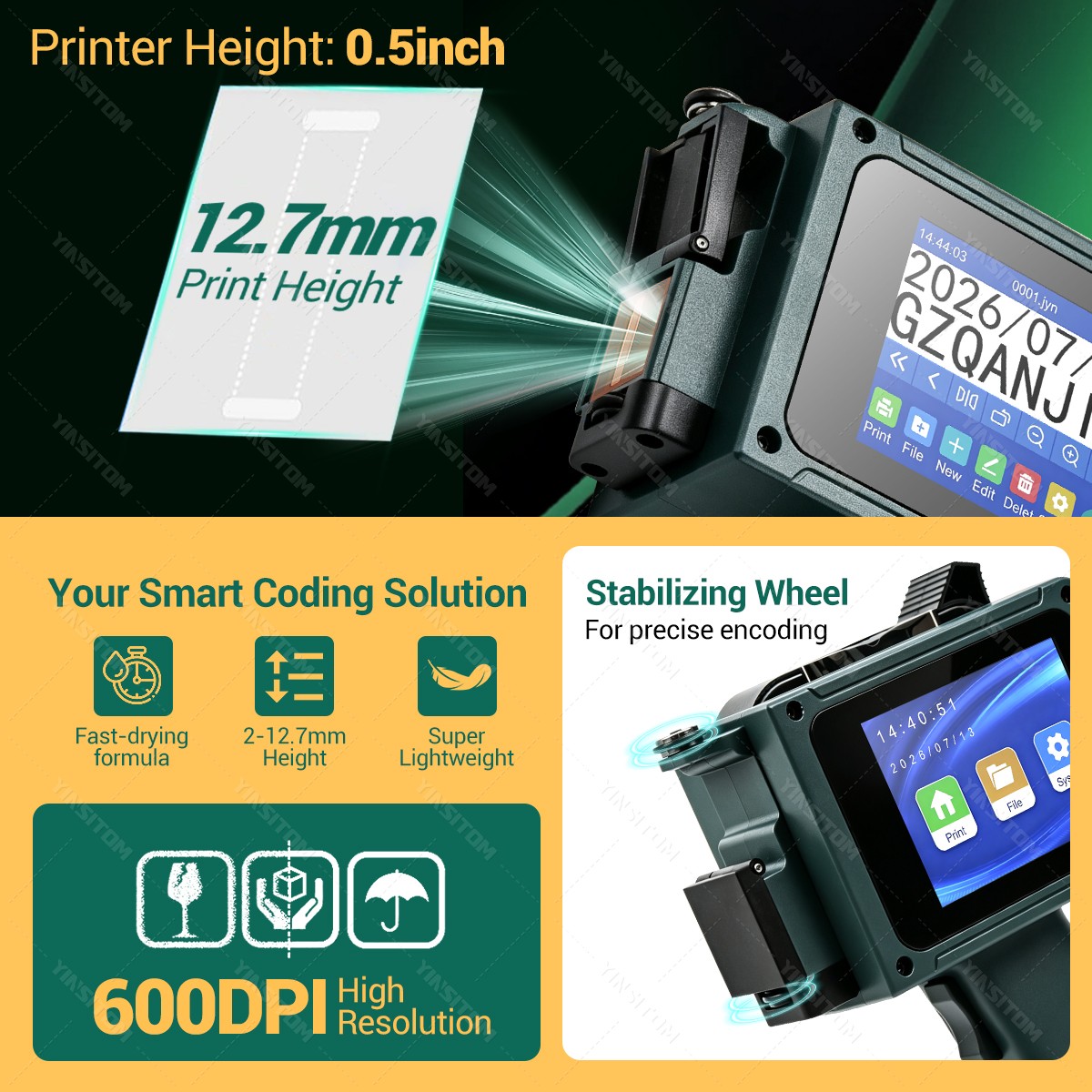 Newly Upgraded 0.5Inch 12.7mm  - Commercial Printing Network ulasan dan harga