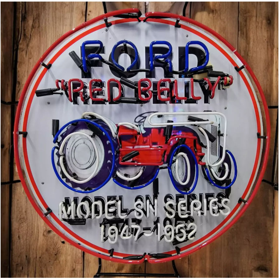 For Red Belly Neon Sign Tracto - Commercial Wall Printing ulasan dan harga