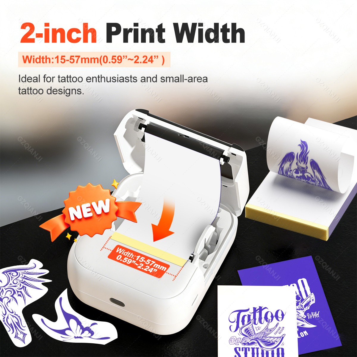 Mini Thermal Printer 57mm Wire - Commercial Printing Network ulasan dan harga
