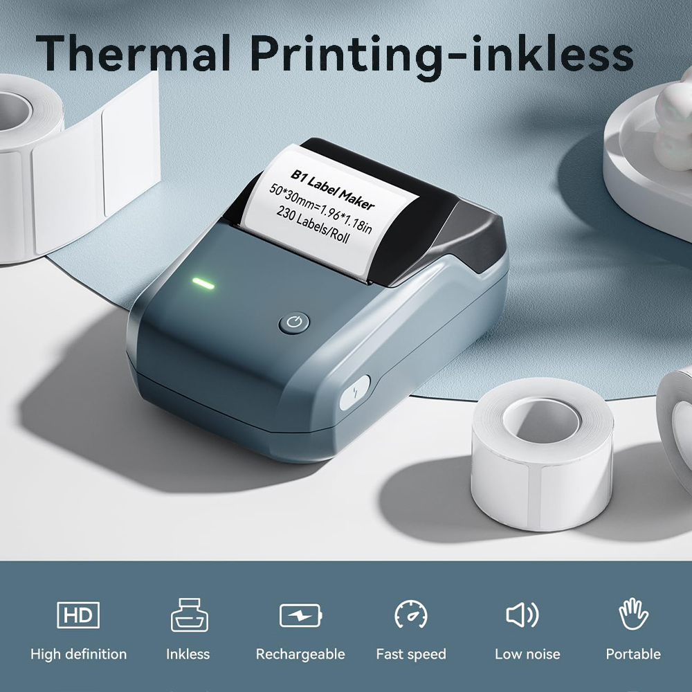 NIIMBOT B1 Portable Thermal Pr - Commercial Printing Network ulasan dan harga